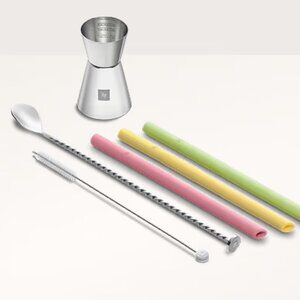 Nespresso Recipe Kit - Reusable Straws and Jigger BNIB
